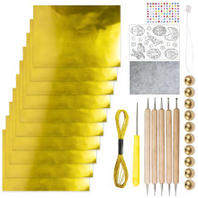 Handmade Easter Hanging Ornament Set For Holiday-Gold