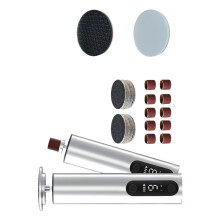 Advanced Electric Foot Exfoliator Long Lasting Battery-Silver