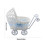 Miniature Cart Shape Container Flower Bakset Holder Bin For 2