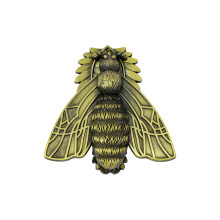 Stylish Antique Book Clamp Notebook Clip With-bronze moth