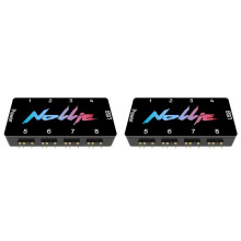 2X NOLLIE 8-Poorts 5V 3PIN Adresseerbare ARGB-Controller Ondersteunt SignalRGB OpenRGB -Voeding voor Uitgebreide Moederbordinterface