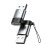 NEXTBATT USB-C-Buchse auf USB-A 2.0-Adapter - Schwarz/Grau 1