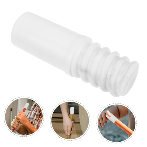 Mop Replacement Stick 4pcs Quick  Kit with Secure Threaded Tip for Broom Pole Adapter 2