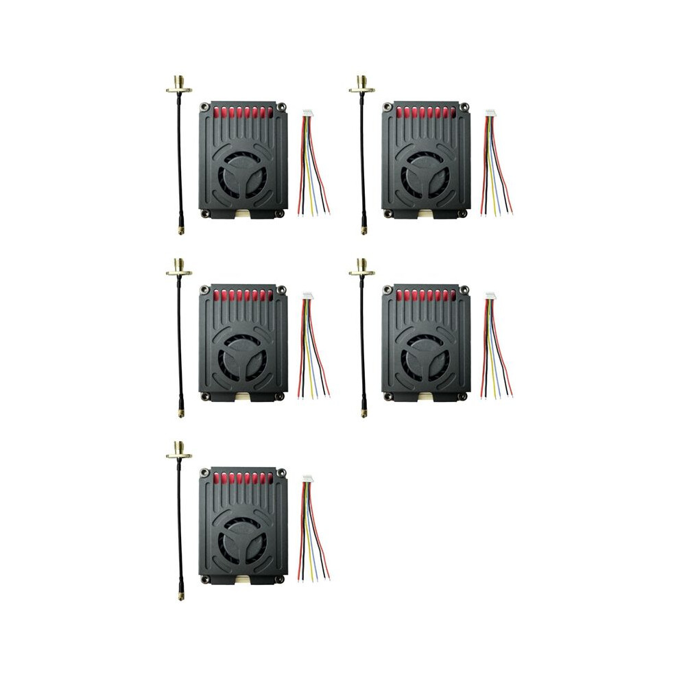 5X 5.8G 4.9G 5W Fpv Vtx 64Ch Fpv Audio Video Transmitter Dc7v-36V Pal/Ntsc For Fpv Long Range Rc Drone 4713449650151