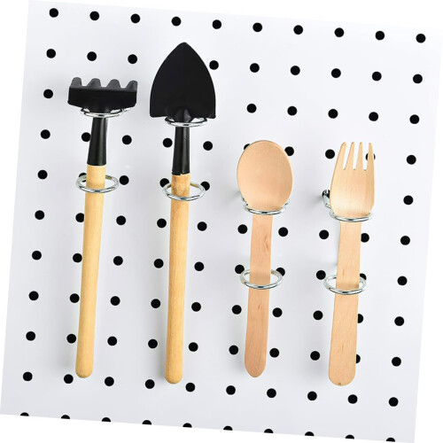 5Pcs Pegboard Tool Holders Set Double Ring Screwdriver Organizer for Efficient Custom Tool Storage 1