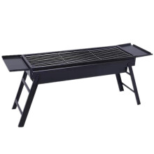 Foldable Charcoal BBQ Grill for Camping Picnics and Beach Party, Lightweight Tabletop Outdoor Grill