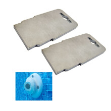 SP1419T Pool Eyeball Seat Removal Tool 2 PCS, Durable Metal Spa Jet Extractor for Easy Maintenance