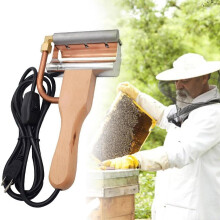 Electric Honey Uncapping Knife with Fast Heating Blade and Ergonomic Wood Handle for Beekeeping