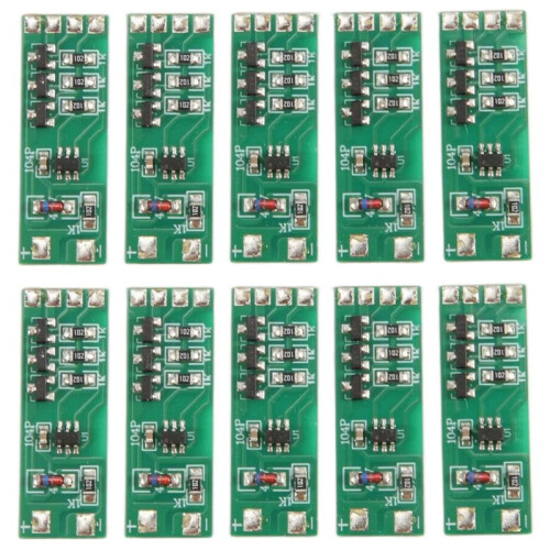 10PCS LED Quick Flashing Light Control Chip 3 Way IC Module Voltage 3-12V for RC Aircraft Model Strobing Controlling 1