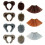 Animal Bear Costume Accessories with Bear Ears-Gray tail 2