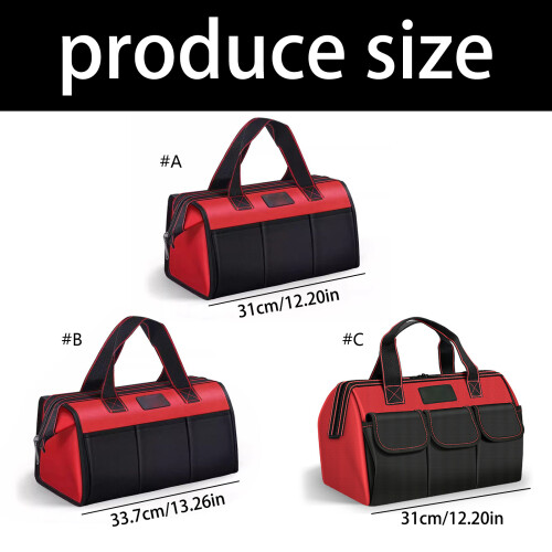 13/14Inch Multiple Compartment Tool Carriers Bag With-13 inch 1