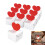 10Pcs Folding Paper Gift Box Love Heart Gift Wrapping Box Candy 2