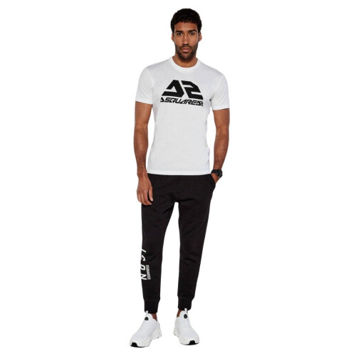 Dsquared2 (S, White) DSquared2 Mens Bold Logo Cool Fit T-Shirt 1