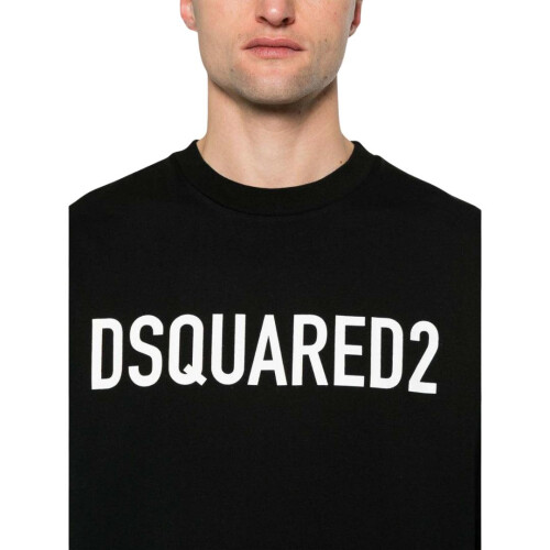 Dsquared2 (XL, Black) DSquared2 Mens Logo T-Shirt 1