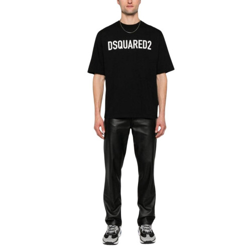 Dsquared2 (XL, Black) DSquared2 Mens Logo T-Shirt 2