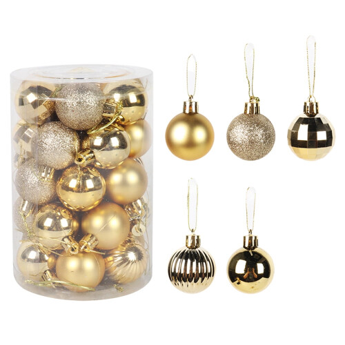 Christmas Ball Ornaments Silver Shatterproof 34 Pcs 1