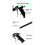 Fluorocarbon Metal Foam Tool Spray Foaming Tool Special Foam Tool Polyurethane Foam Sealant Tools 6