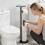 Strong Bathroom Paper Roll Rack Including Additional-Black 2