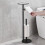 Strong Bathroom Paper Roll Rack Including Additional-Black 5