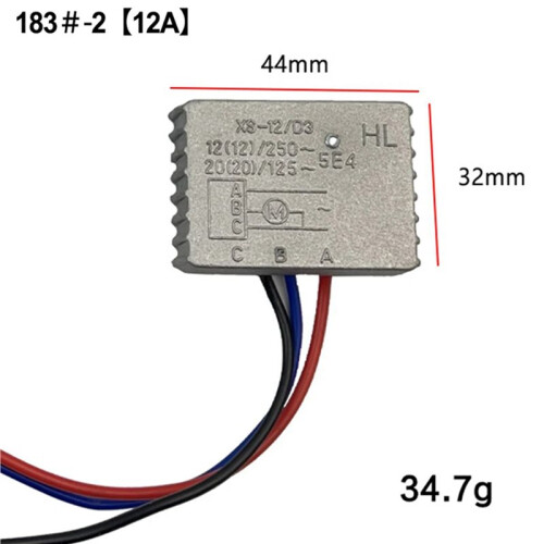 2X 230V to 12A  Retrofit Module Soft Startup Current Limiter Power Tools AC Power 12A Soft Start Current,[12A] 2