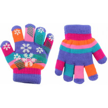 (Lilac) Magic Snowflake Toddler Gloves