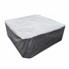 Solar Pool Cover 240x240cm Waterproof Dustproof Large Square Hot Tub and Above Ground Pool Protector