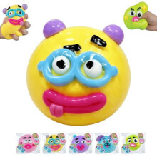 (Yellow) Dog Face Swap Squishy Decompression Slow Rebound Toy