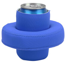 Neoprene Floating Drink Holder 330ml Neoprene Floating Drink Holder for Swimming Pool Beach Lake River (Blue)