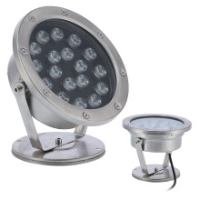 18W Waterproof Underwater Pool Light AC12V Submersible LED Fountain Pond Lamp with Bright Sunproof Design