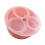 3-teiliger Wasserkultur-Blumentopf, platzsparender-Rosa 1