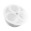 3 Section Plastic Hyacinth Hydroponic Planter With-White 1