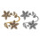 Stylish Adjustable Floral Bracelet Open Bangle With-Silver 2