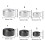 Support de pointes de haut-parleur HIFI, coussinet-argent grand 4