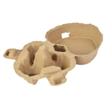 Papieren eierendozen met hartthema, verpakking van 30 stuks,