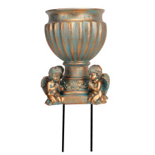 Antique Resin lanter Decorative Flowerpot For Balcony Garden