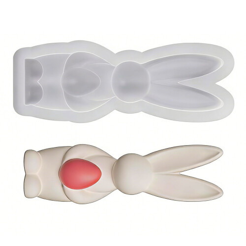 Easter Eggs Rabbit Silicone Molds Easter Candle Silicone-2