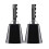Bright 10Inch Noisemaker Bell Designed For-Black 2 pieces 1