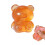Clear Squeeze Toy Moldable Sensory Game Bear Shape-Light Green 6