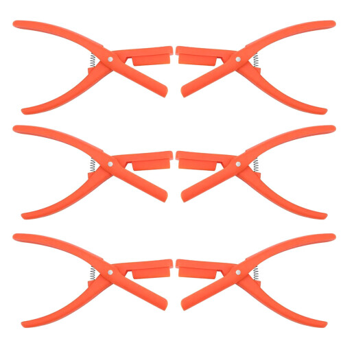 6Pcs Convenient Crawfish Peeler Tool Crawfishes-1orange color