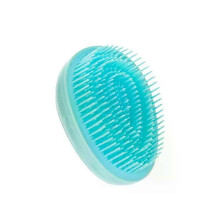 Mini brosse démêlante ronde en forme d'œuf, peigne lissant anti-nœuds, outils de massage antistatiques pour les soins capillaires FW
