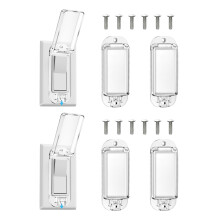 Decorative Switches Plate Cover Child Safety Guard With Easy