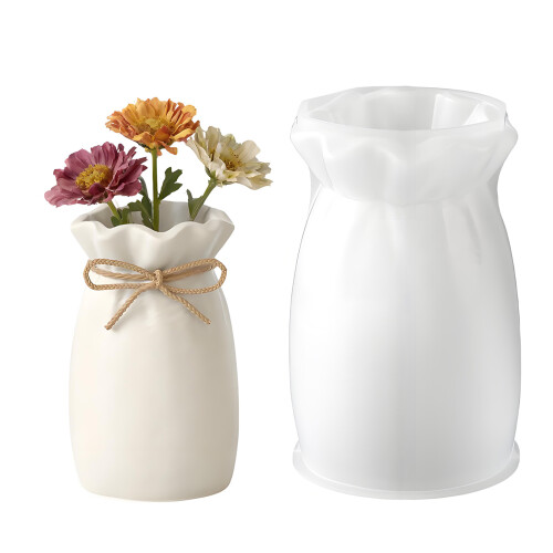 Multipurpose Silicone Vase Molds Gift Bag Shape Silicone-L