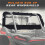 Rear Windshield Waterproof Soft Back Dust Panel for  RZR 1000 XP XP 4 1000 Stop Wind Rain and Debris 2