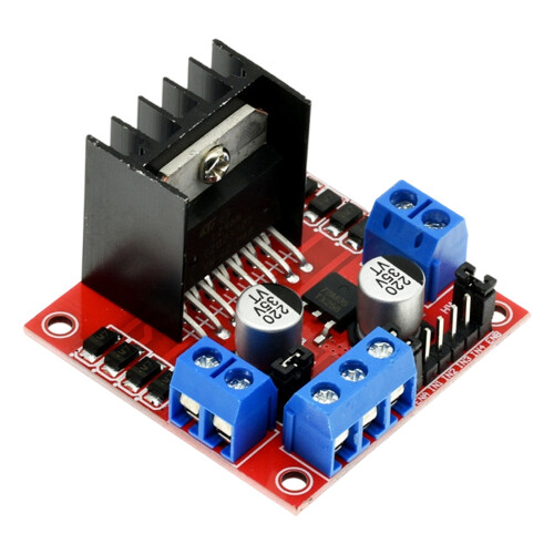 Efficiënte L298N-motorcontrollermodule H-brugontwerp-3 pakje 1