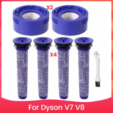Vacuum Filter Replacement Kit for V7 V8 Cordless Vacuum Pre & Post Filter, Replaces Part 965661-01 & 967478-01