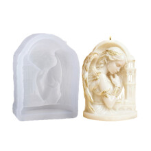Moules en Silicone tour d'ange, moules en Silicone pour bougie