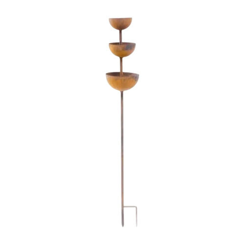 Antiker 3-lagiger Vogel-Wasserbadbecher,-Bronze