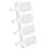 Multipurpose 4 Section Ice Cream Popsicles Mold Heat-1prismatic 1
