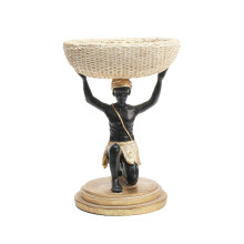 Exotic Tribal Men Figurines Statue African Man Figurines for