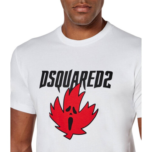 Dsquared2 DSquared2 Mens Ghost Maple Leaf Cool Fit T-Shirt 2